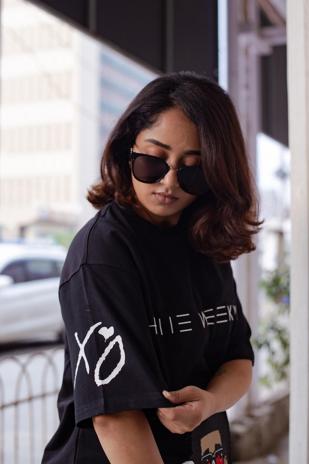 Weeknd Shadow stitch tee